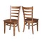 International Concepts Set of Two Emily Side Chair, Distressed Oak C42-617P - alternate 3
